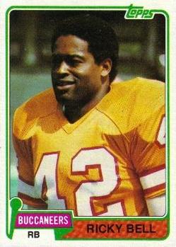 1981 Topps #456 Ricky Bell Front