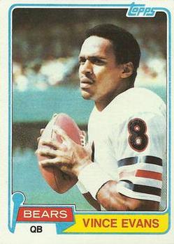 1981 Topps #11 Vince Evans Front