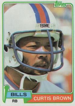 1981 Topps #133 Curtis Brown Front