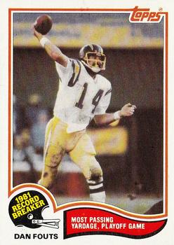 1982 Topps #2 Dan Fouts Front