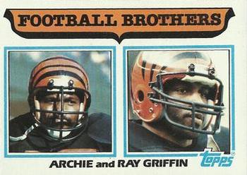 1982 Topps #266 Archie Griffin / Ray Griffin Front