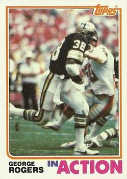 1982 Topps #411 George Rogers Front