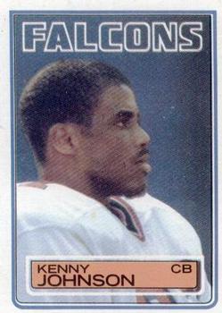 1983 Topps #20 Kenny Johnson Front