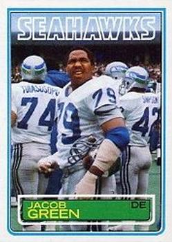 1983 Topps #385 Jacob Green Front