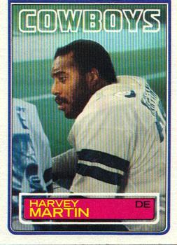 1983 Topps #50 Harvey Martin Front