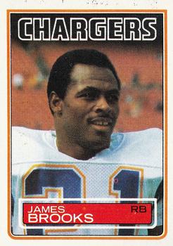 1983 Topps #372 James Brooks Front