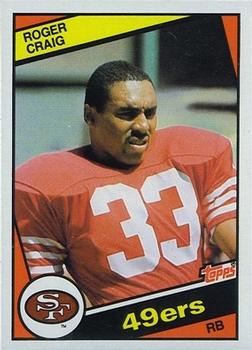 1984 Topps #353 Roger Craig Front