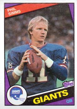 1984 Topps #320 Phil Simms Front