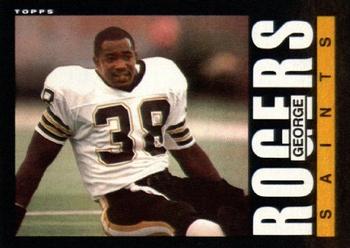 1985 Topps #107 George Rogers Front