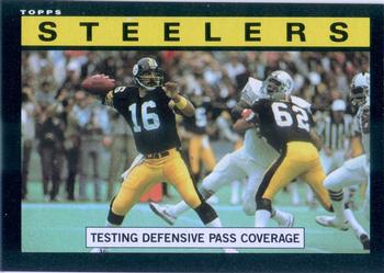 1985 Topps #351 Steelers Team Leaders Front