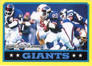1986 Topps #137 Giants Team Leaders Front