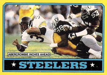 1986 Topps #280 Steelers Team Leaders Front