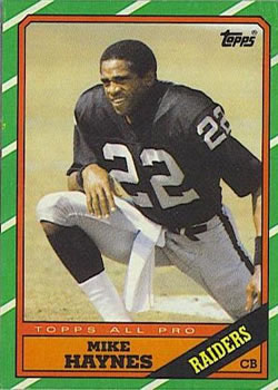 1986 Topps #73 Mike Haynes Front