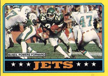 1986 Topps #94 Jets Team Leaders Front