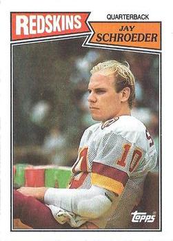 1987 Topps #64 Jay Schroeder Front