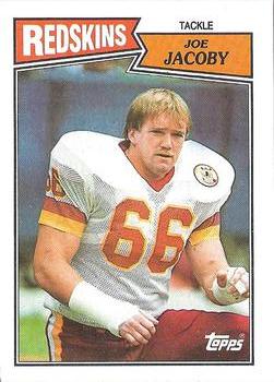 1987 Topps #72 Joe Jacoby Front