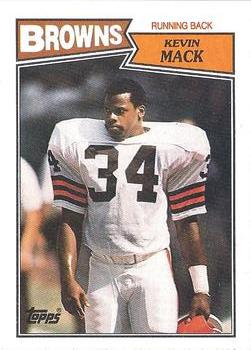 1987 Topps #82 Kevin Mack Front