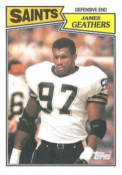 1987 Topps #282 James Geathers Front