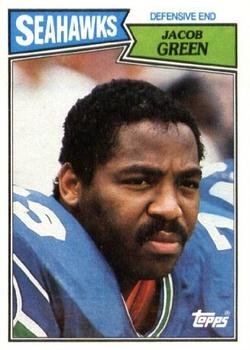 1987 Topps #180 Jacob Green Front
