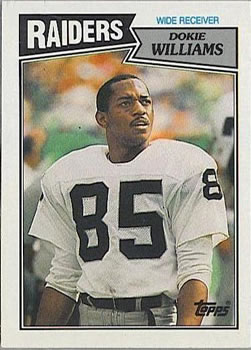 1987 Topps #217 Dokie Williams Front