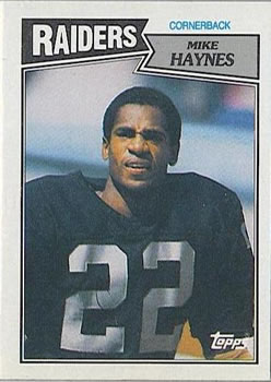 1987 Topps #224 Mike Haynes Front