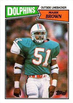 1987 Topps #245 Mark Brown Front