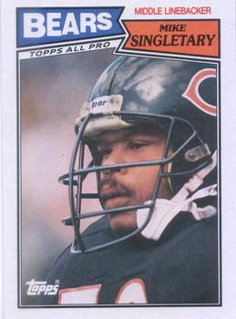 1987 Topps #58 Mike Singletary Front