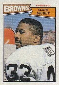 1987 Topps #81 Curtis Dickey Front