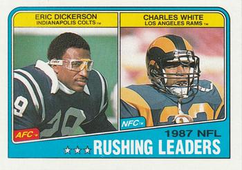 1988 Topps #217 Eric Dickerson / Charles White Front