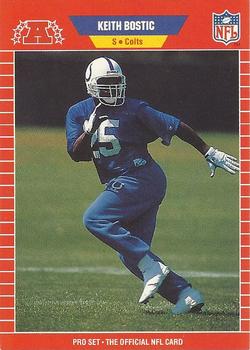 1989 Pro Set #456 Keith Bostic Front