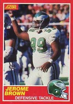 1989 Score #139 Jerome Brown Front