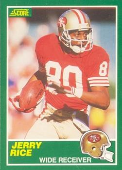 1989 Score #221 Jerry Rice Front