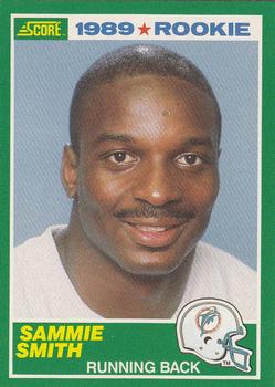 1989 Score #262 Sammie Smith Front