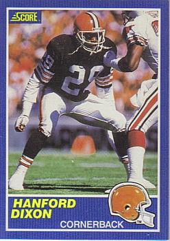 1989 Score #59 Hanford Dixon Front