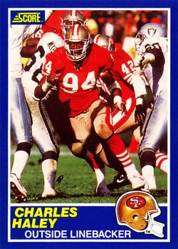 1989 Score #21 Charles Haley Front