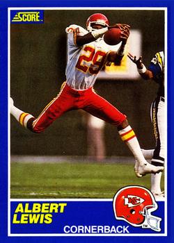 1989 Score #29 Albert Lewis Front