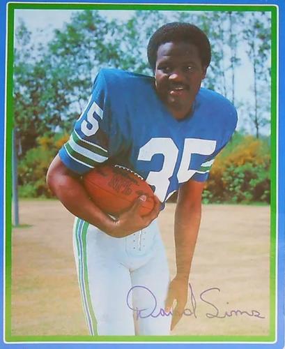 1979 Nalley's Seattle Seahawks #3 David Sims Front