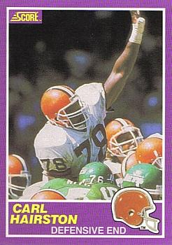 1989 Score Supplemental #397S Carl Hairston  Front