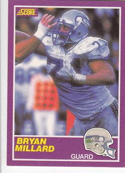 1989 Score Supplemental #412S Bryan Millard  Front