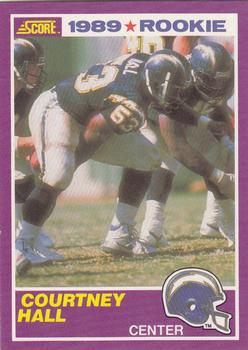 1989 Score Supplemental #420S Courtney Hall  Front