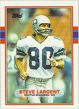 1989 Topps #183 Steve Largent Front