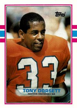 1989 Topps #240 Tony Dorsett Front
