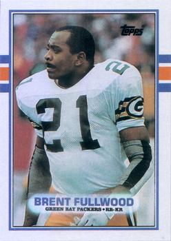 1989 Topps #372 Brent Fullwood Front