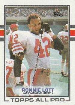 1989 Topps #9 Ronnie Lott Front