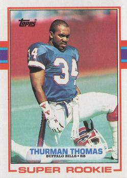 1989 Topps #45 Thurman Thomas Front