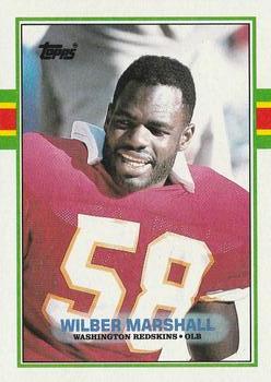1989 Topps #256 Wilber Marshall Front