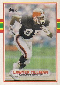1989 Topps Traded #41T Lawyer Tillman Front