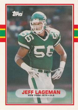 1989 Topps Traded #49T Jeff Lageman Front