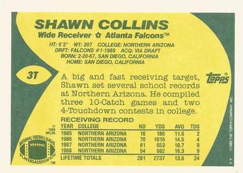 1989 Topps Traded #3T Shawn Collins Back