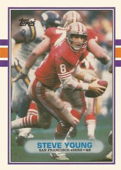 1989 Topps Traded #24T Steve Young Front